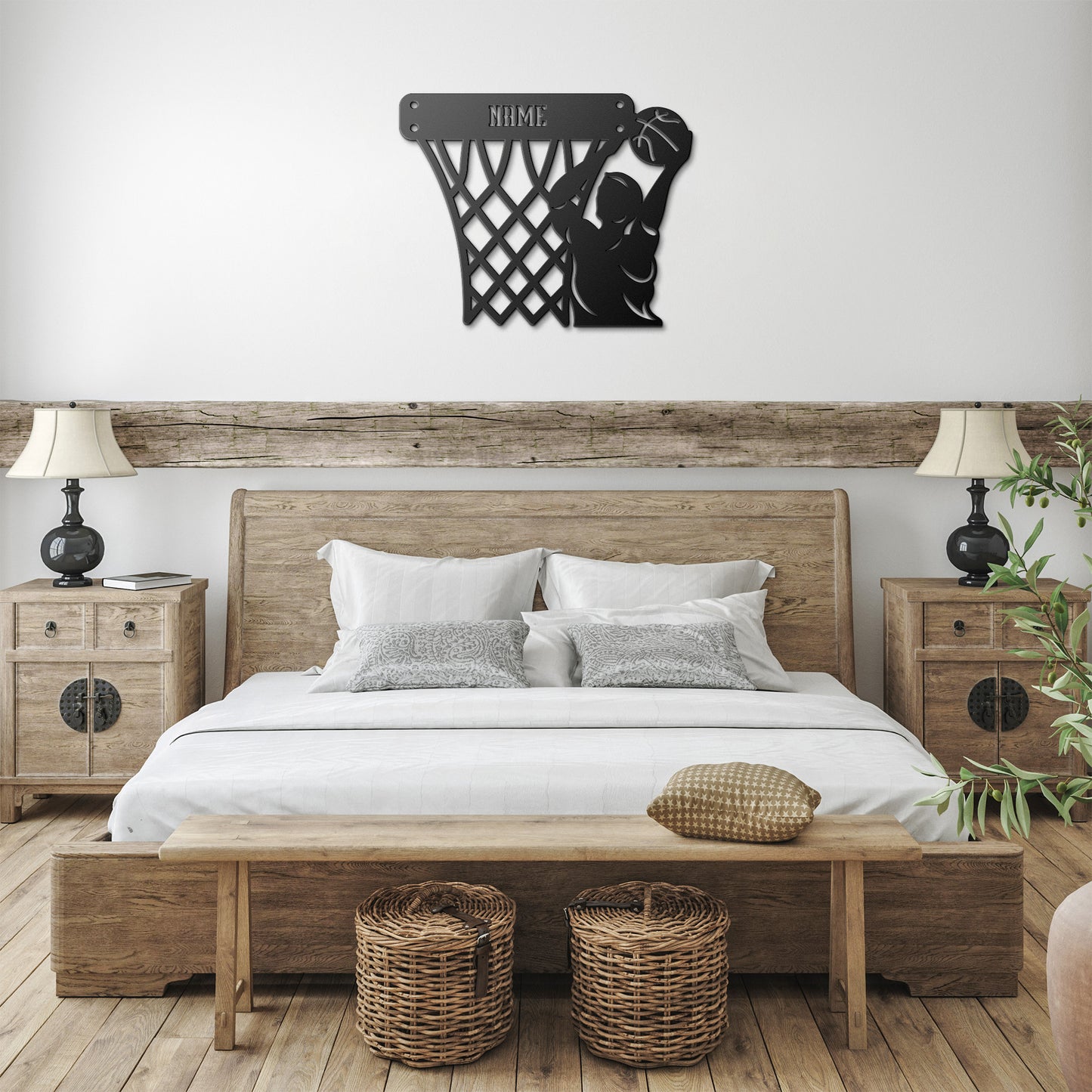 Basketball Player Name Sign