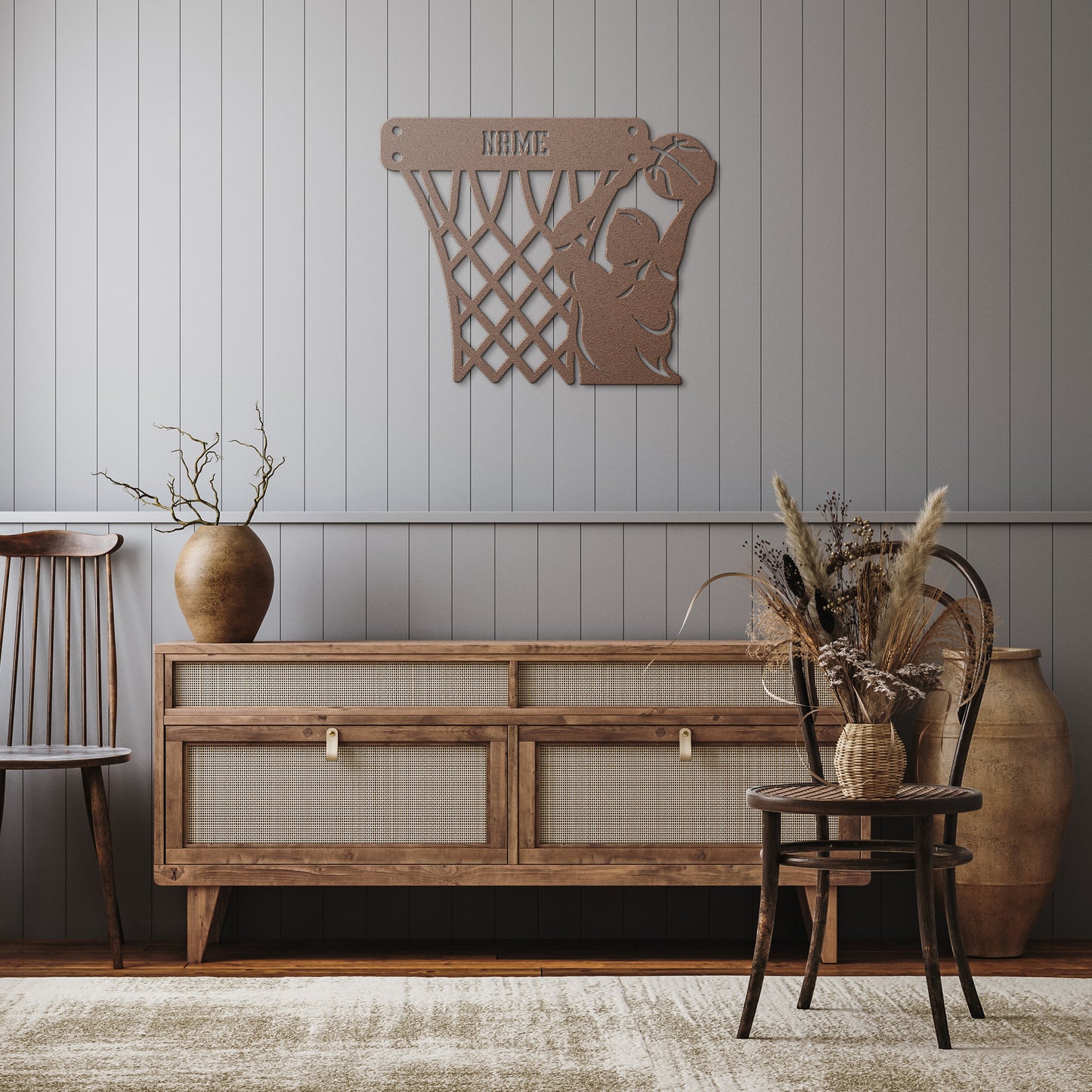 Basketball Player Name Sign