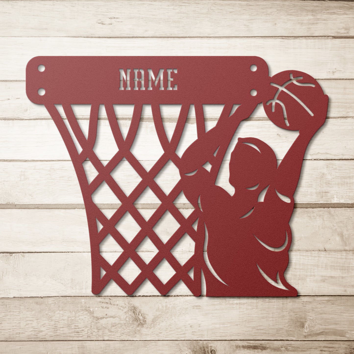 Basketball Player Name Sign