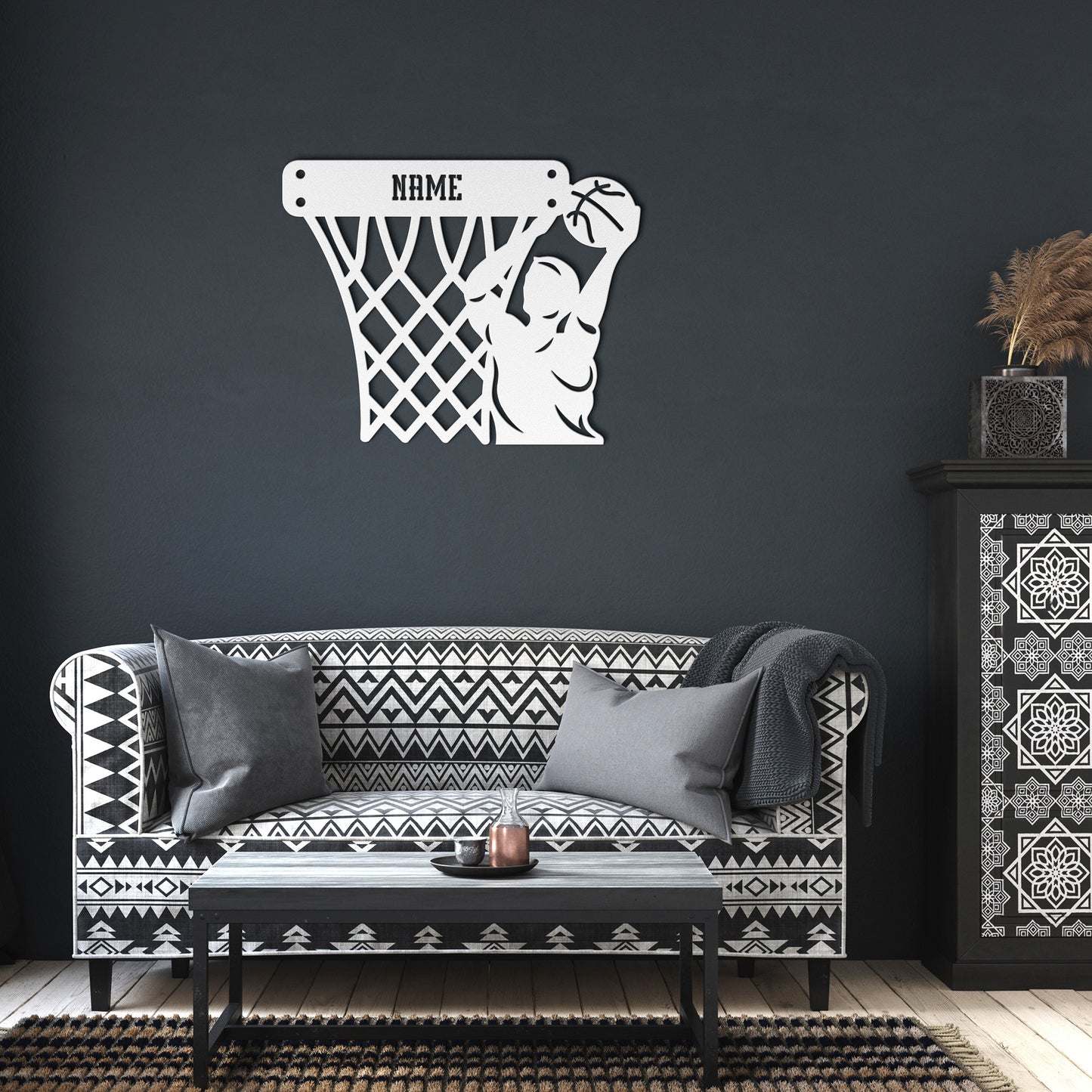 Basketball Player Name Sign