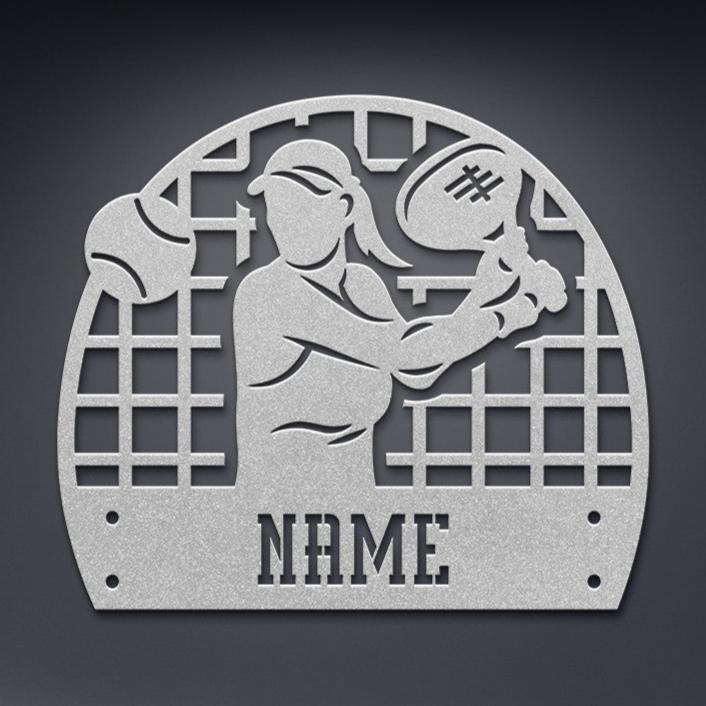 Female Tennis Player Name Sign