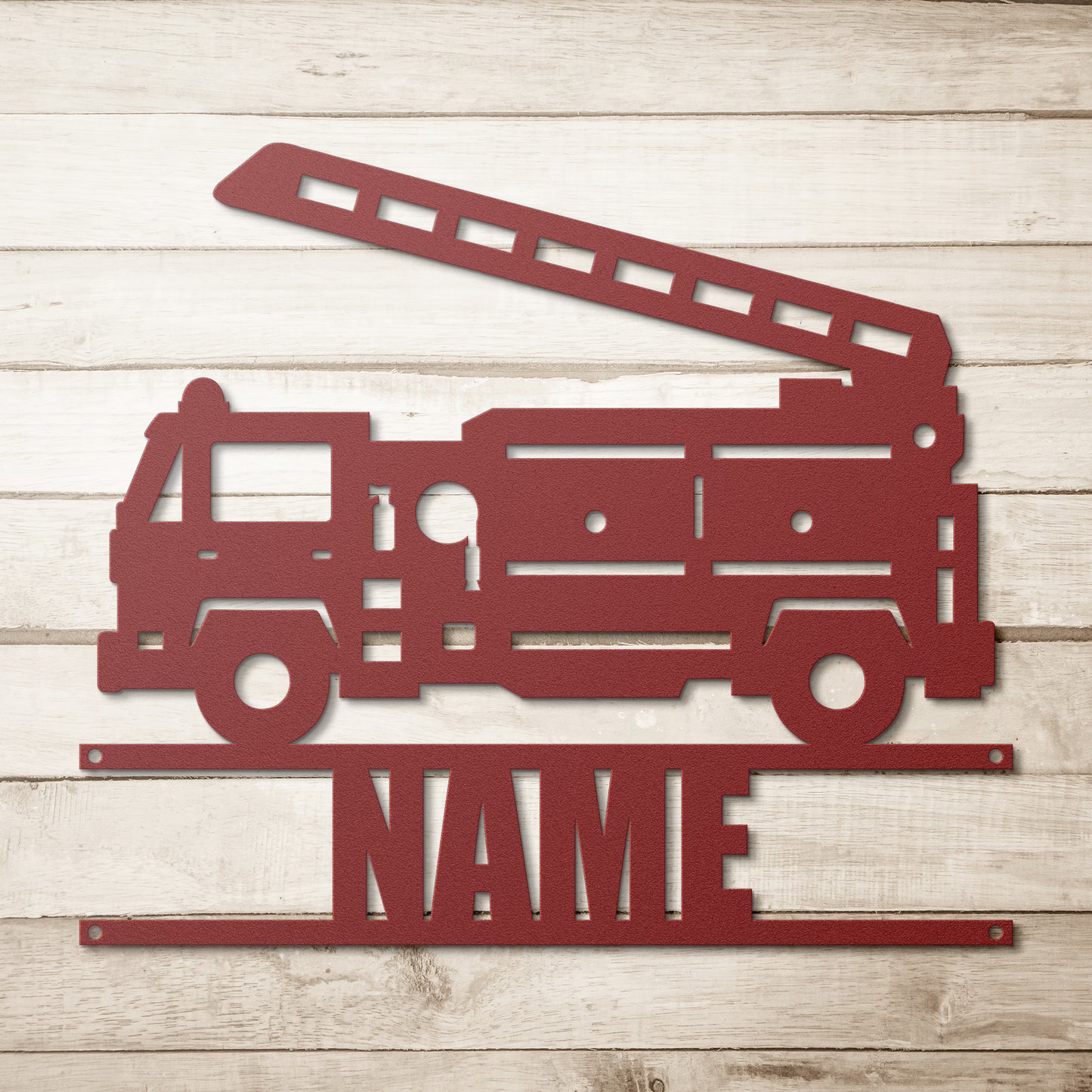 Firetruck Name Sign