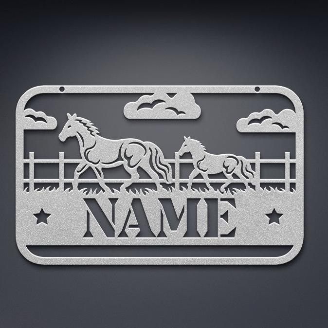 Horse Name Sign