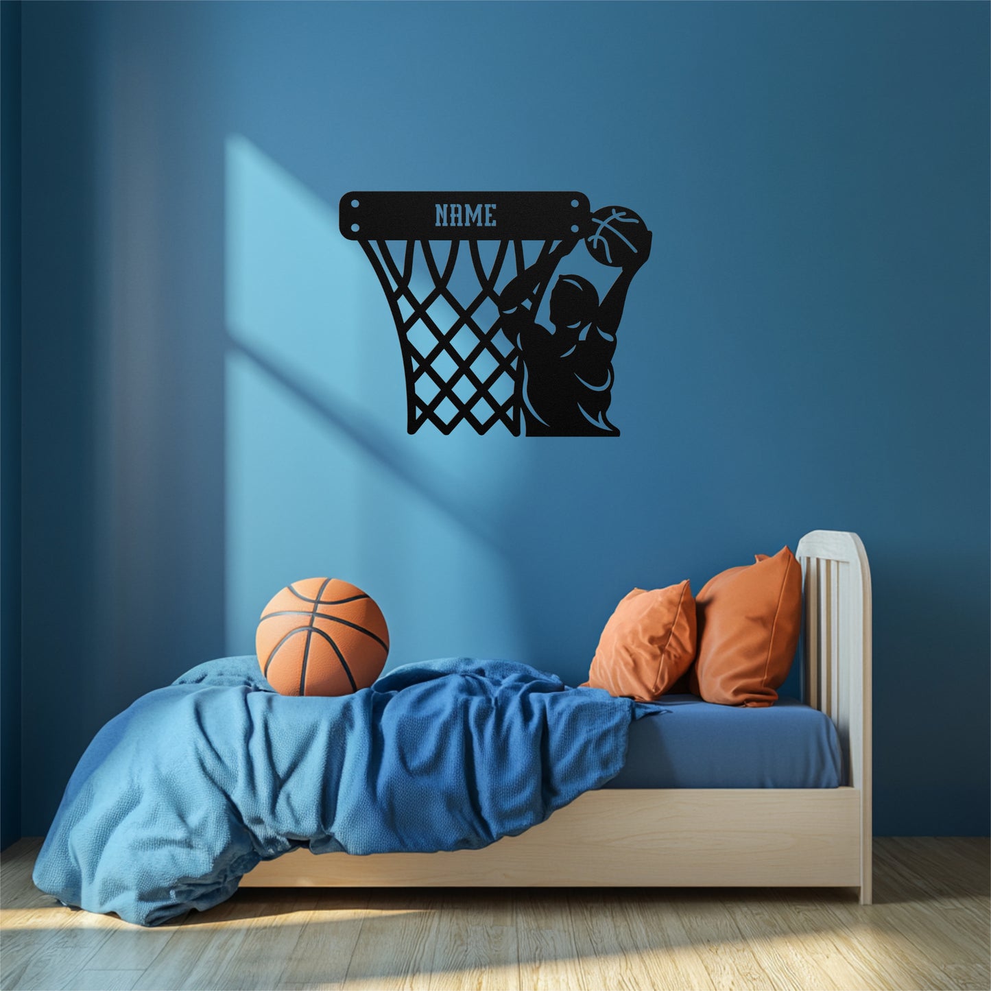 Basketball Player Name Sign