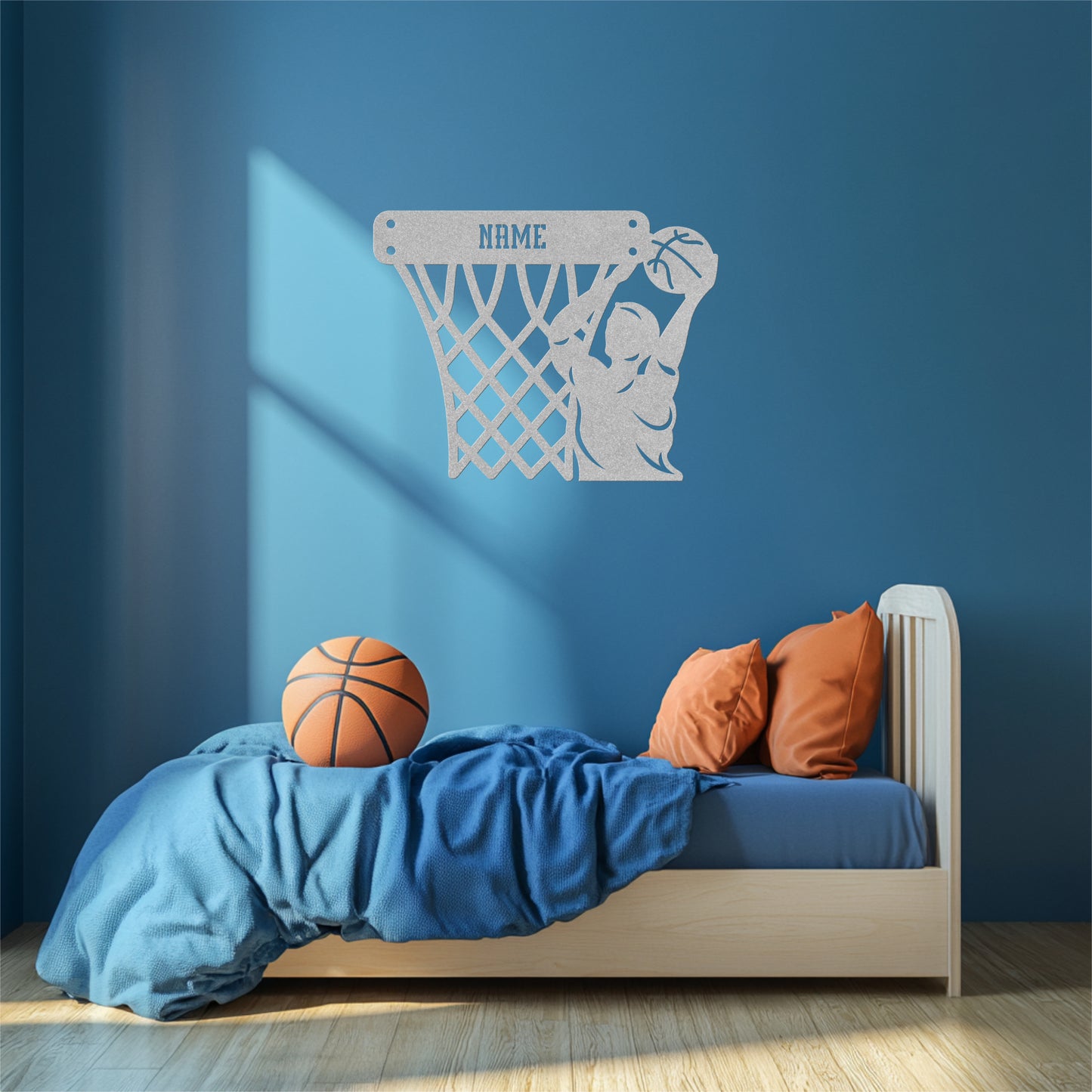 Basketball Player Name Sign
