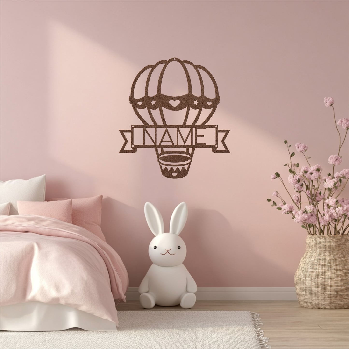 Hot Air Balloon Name Sign