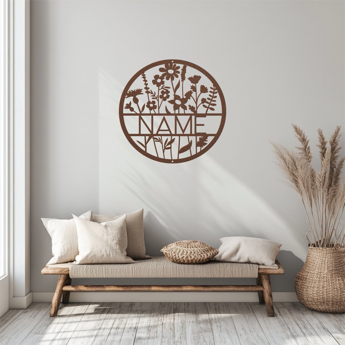 Wildflower Circle Name Sign