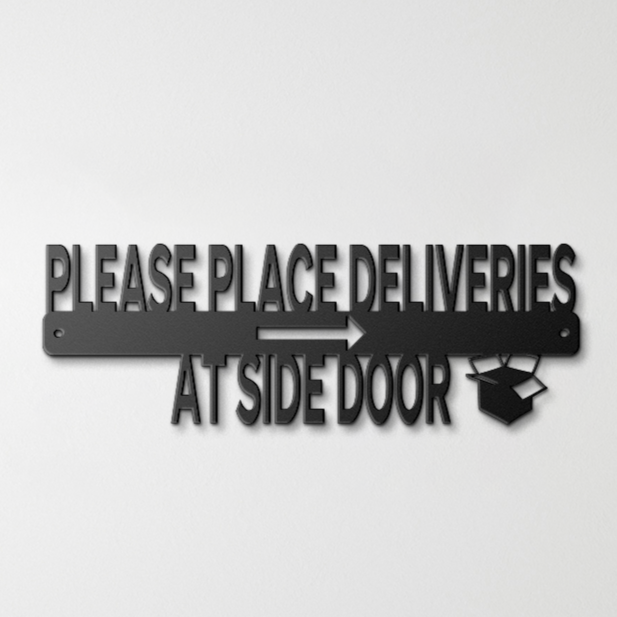 Side Delivery Sign