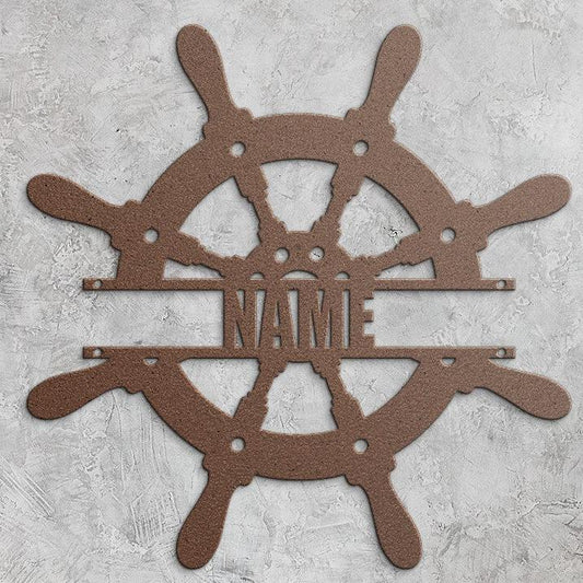 Ship Helm Name Sign