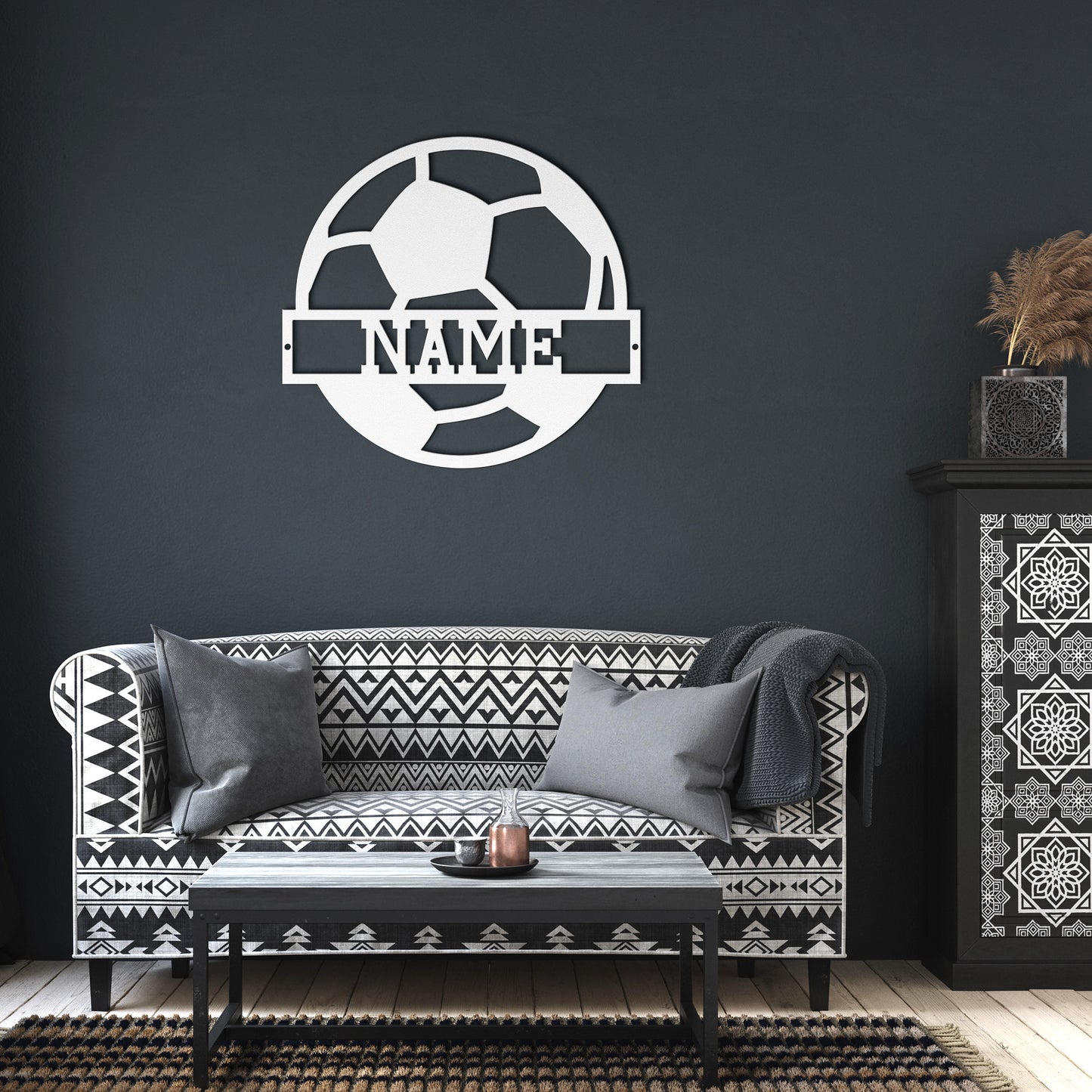 Soccer Ball Name Sign