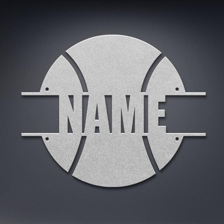 Tennis Ball Name Sign