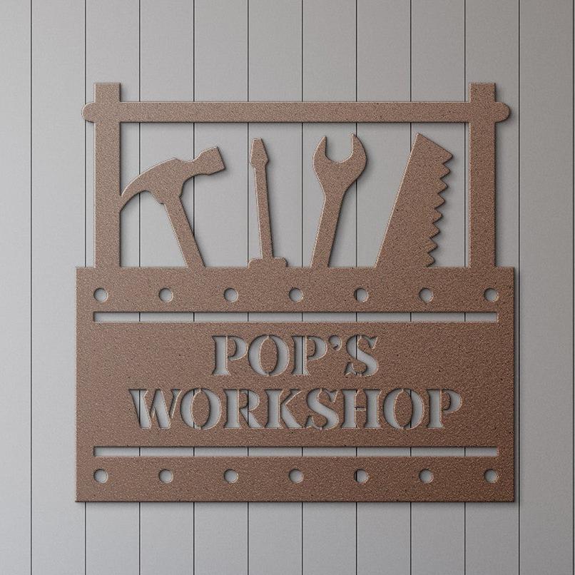 Toolbox Name Sign
