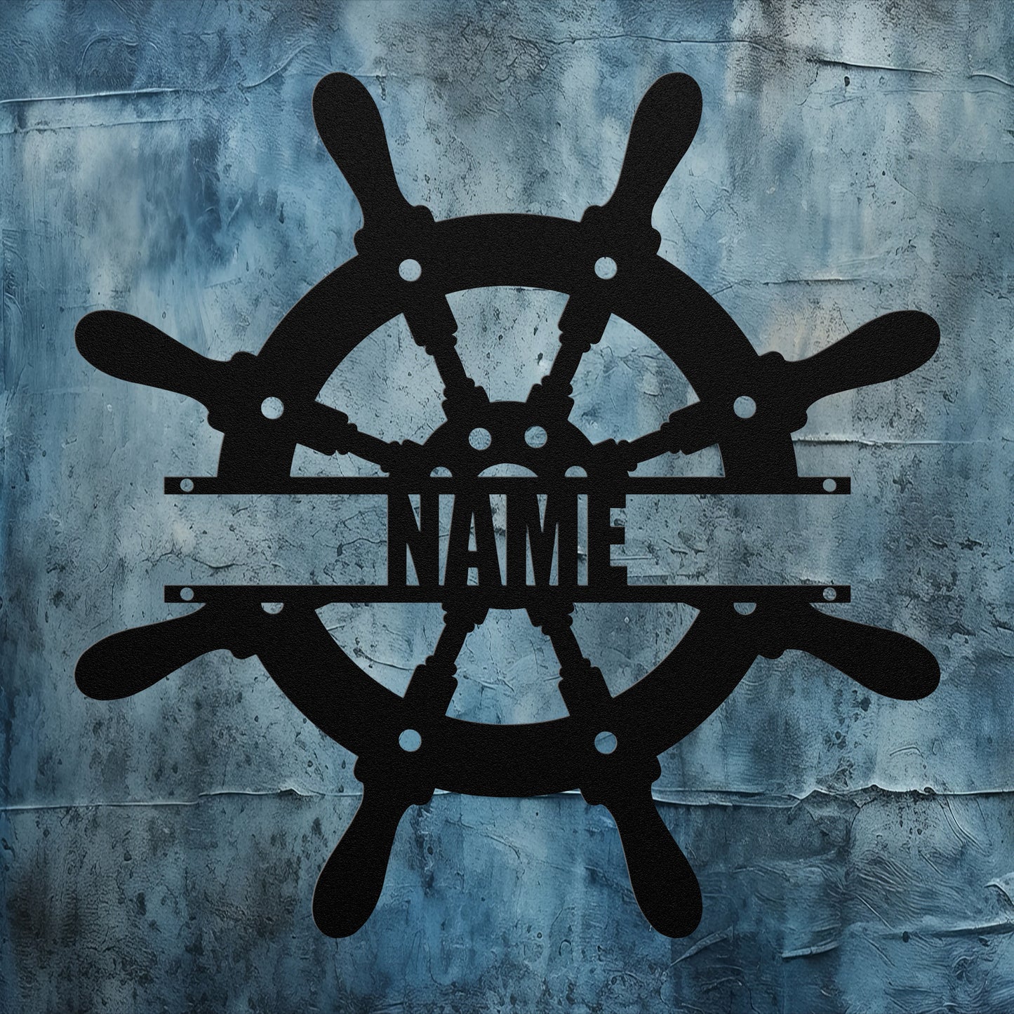 Ship Helm Name Sign