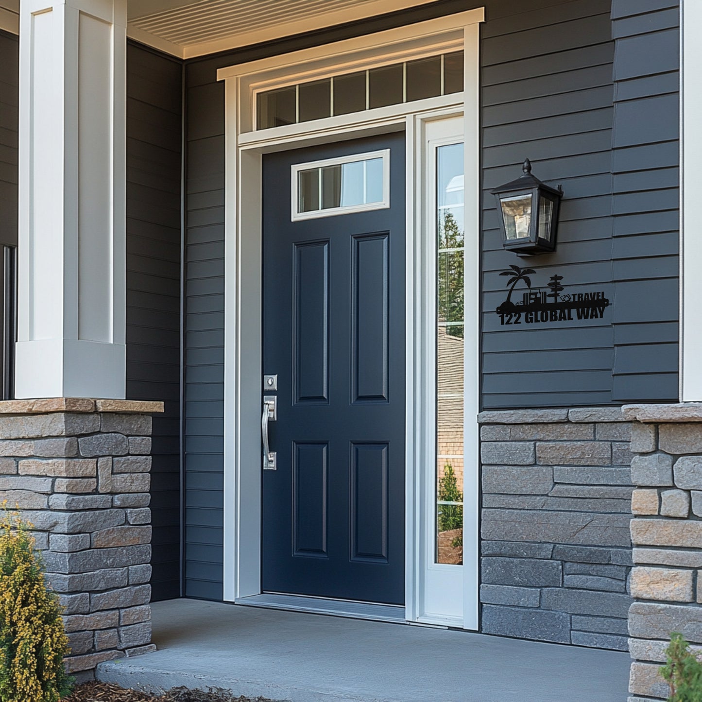 Travel Elements Address Sign