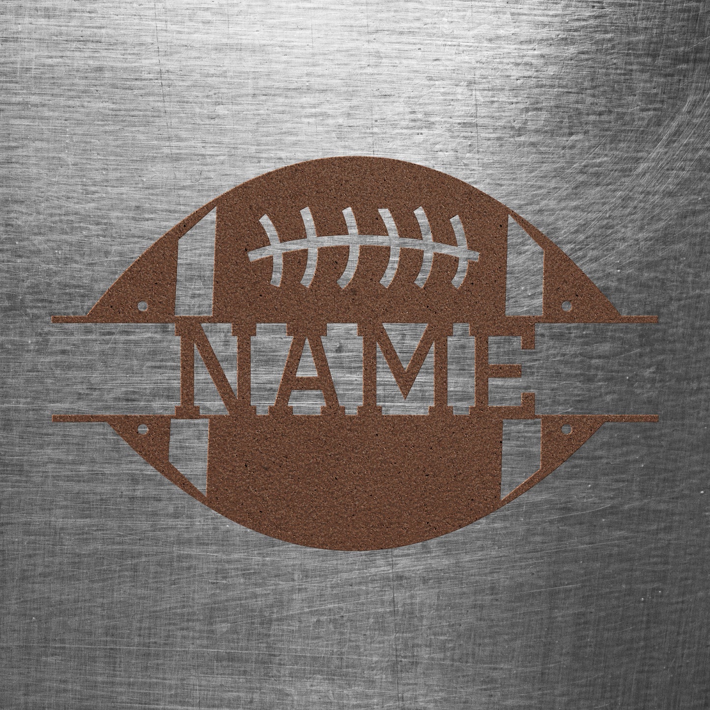 Football Name Sign