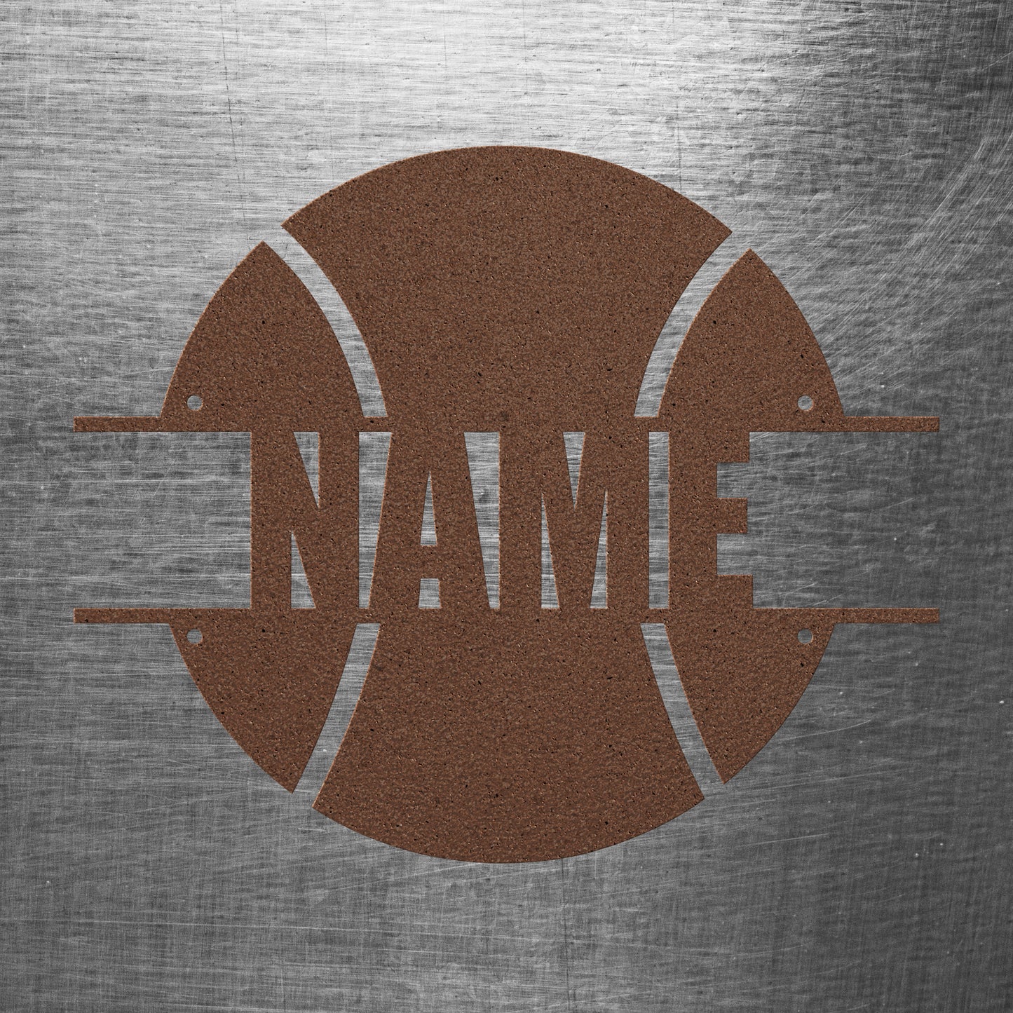 Tennis Ball Name Sign