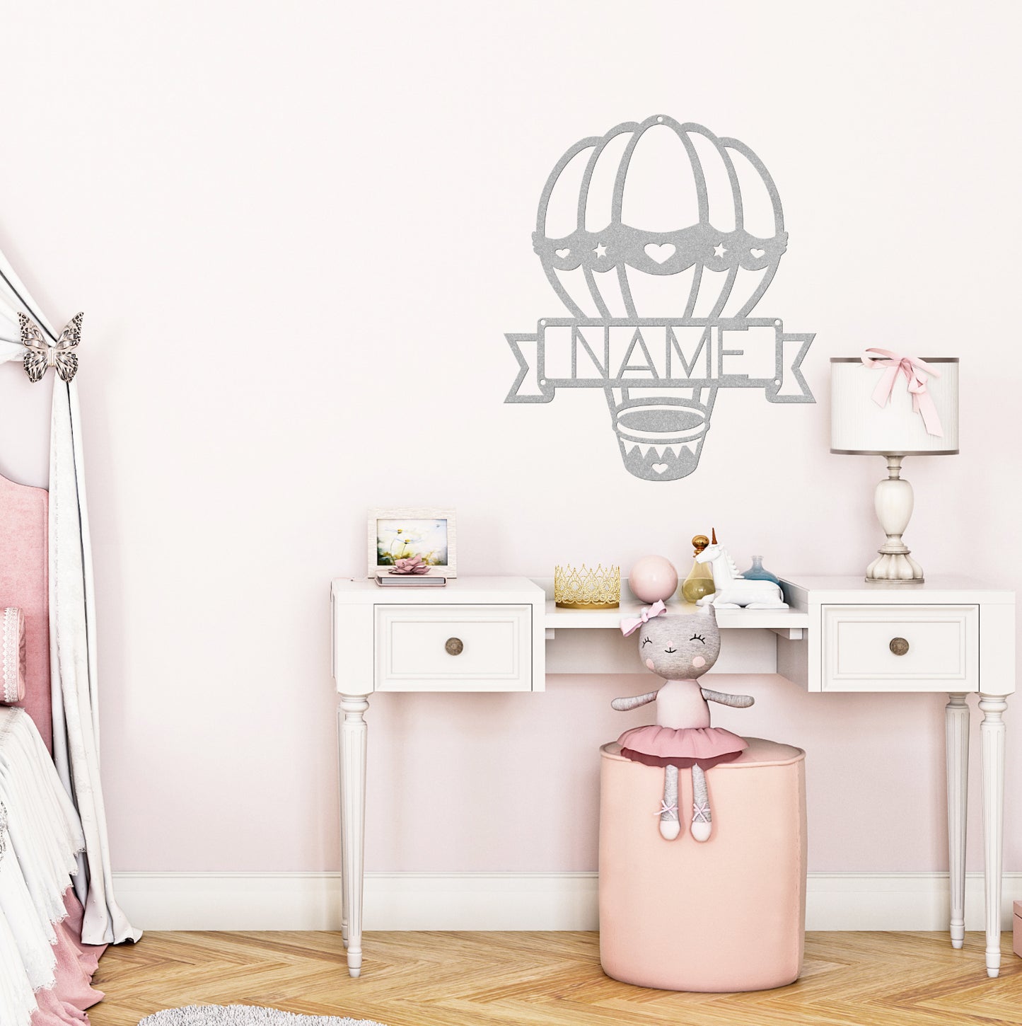 Hot Air Balloon Name Sign