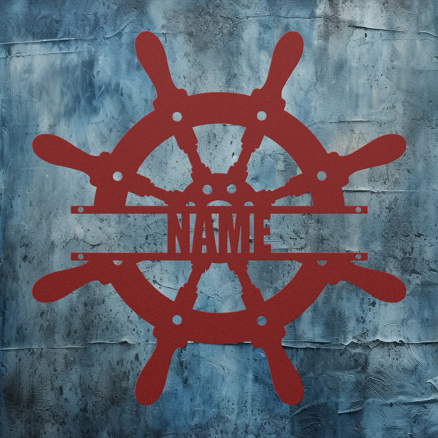 Ship Helm Name Sign