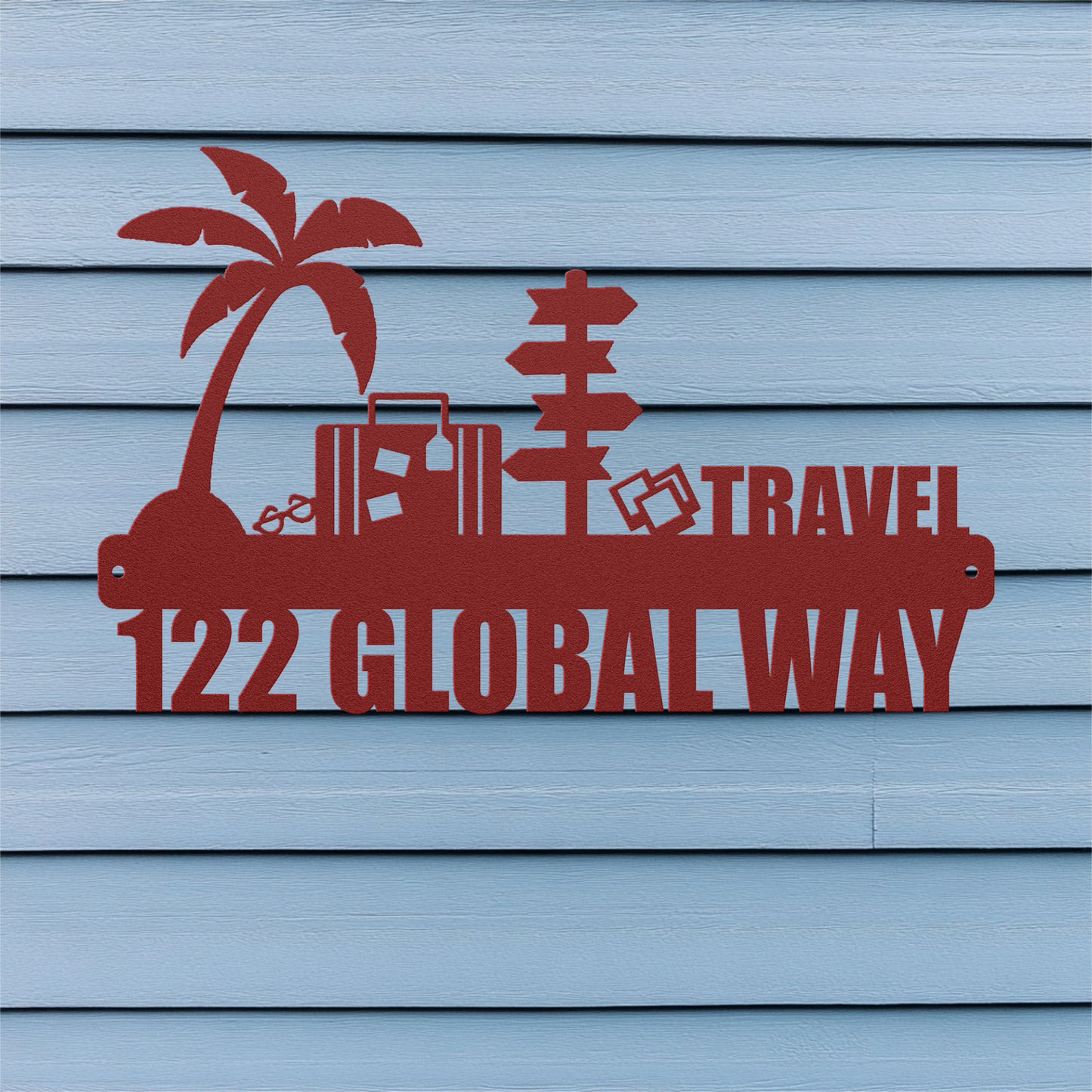 Travel Elements Address Sign