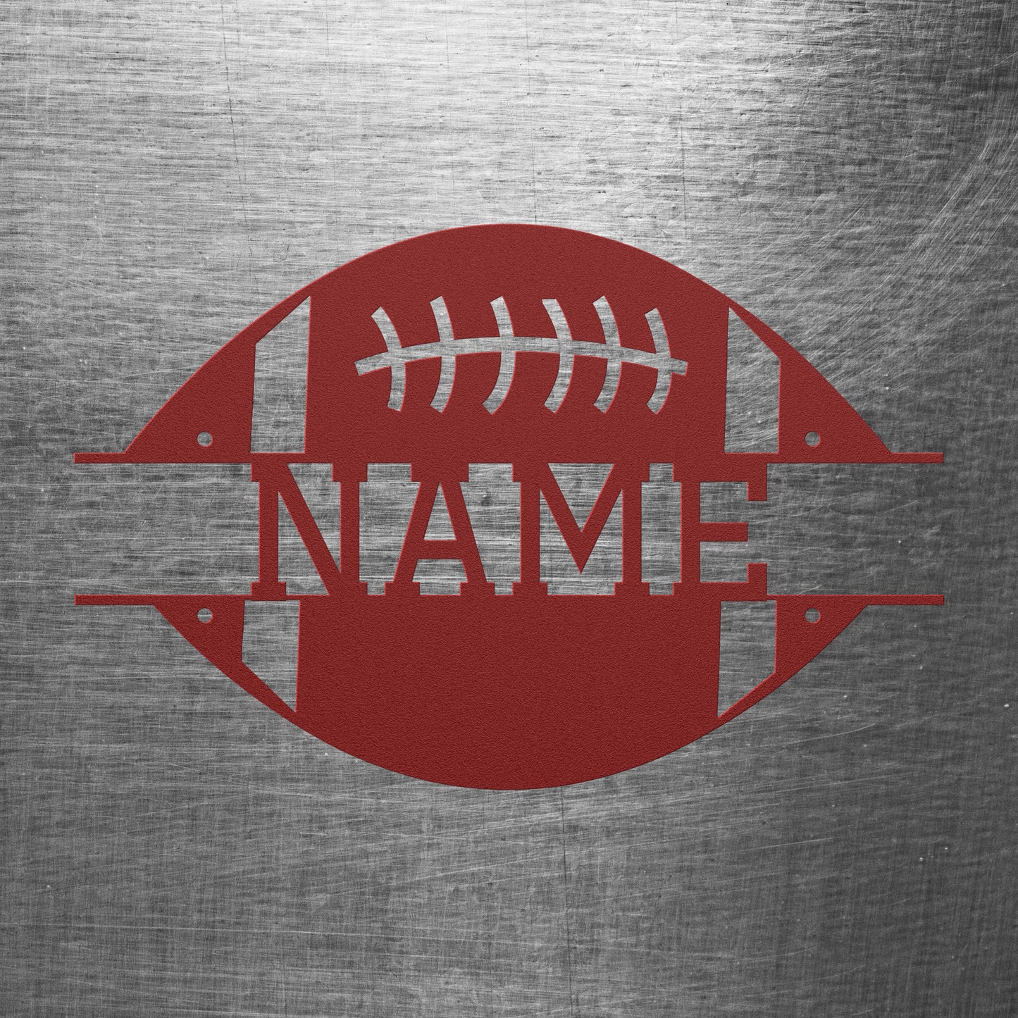 Football Name Sign