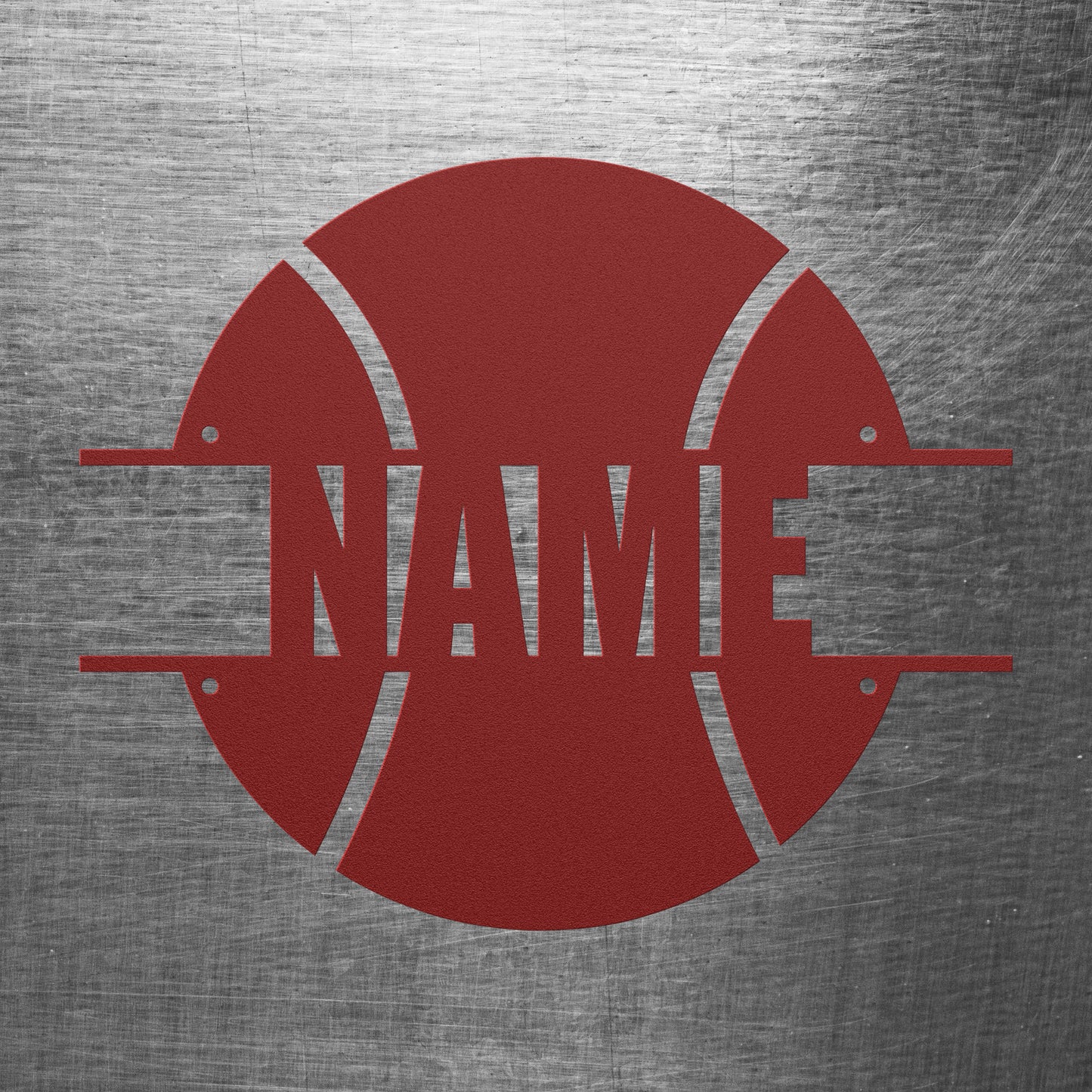 Tennis Ball Name Sign