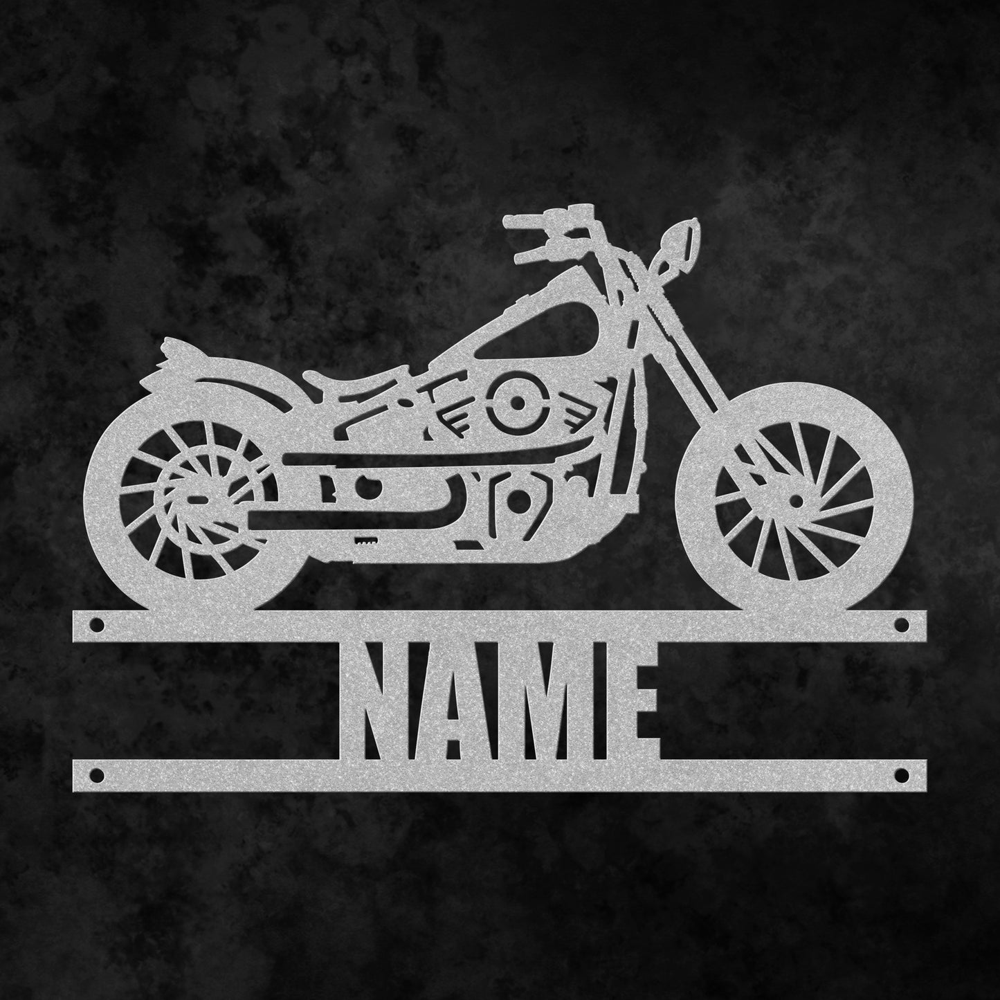 Motorcycle Name Sign