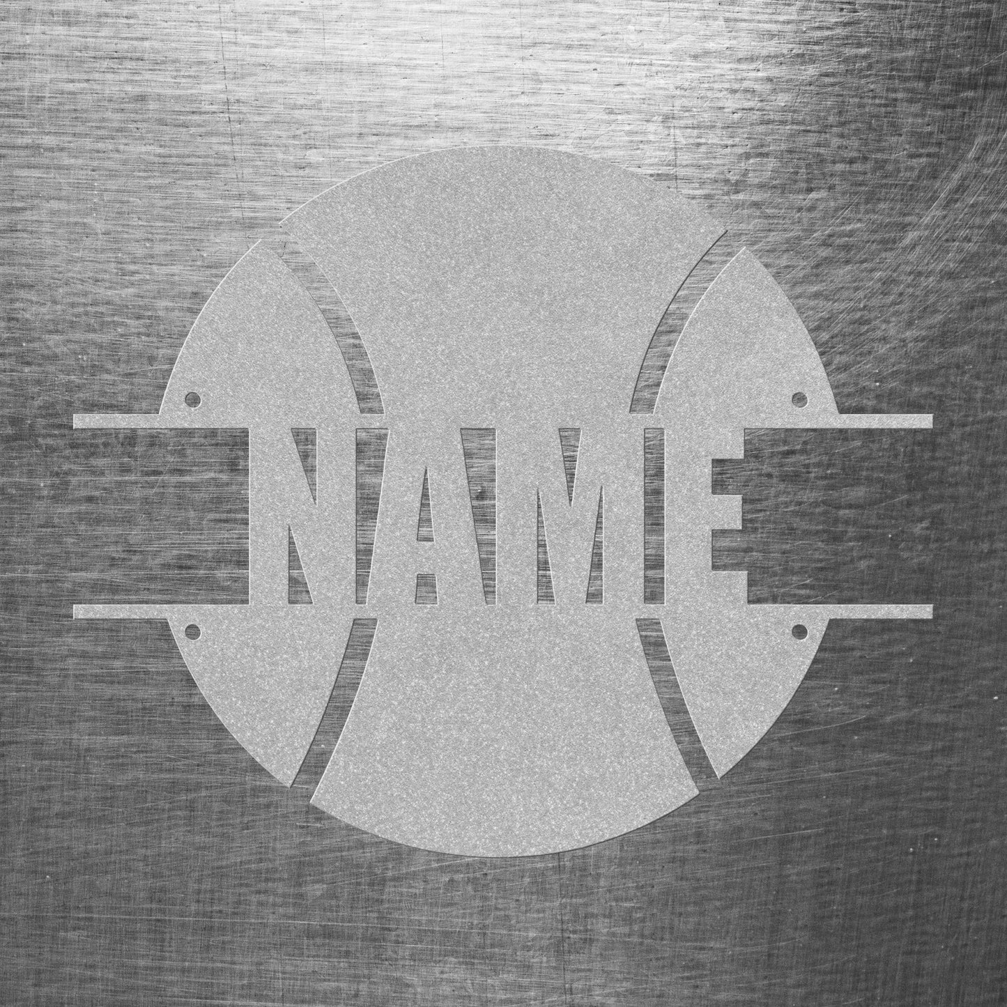 Tennis Ball Name Sign