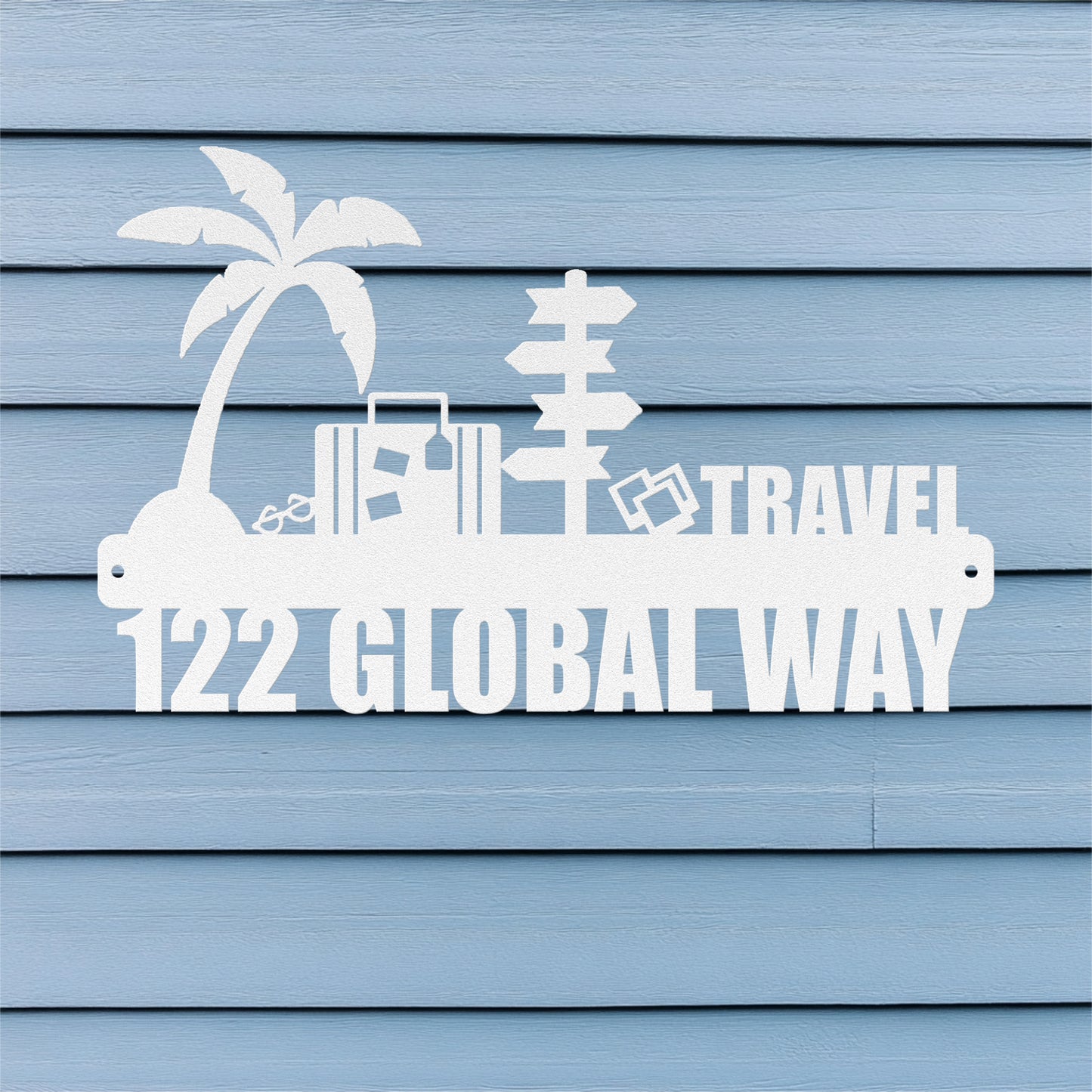 Travel Elements Address Sign