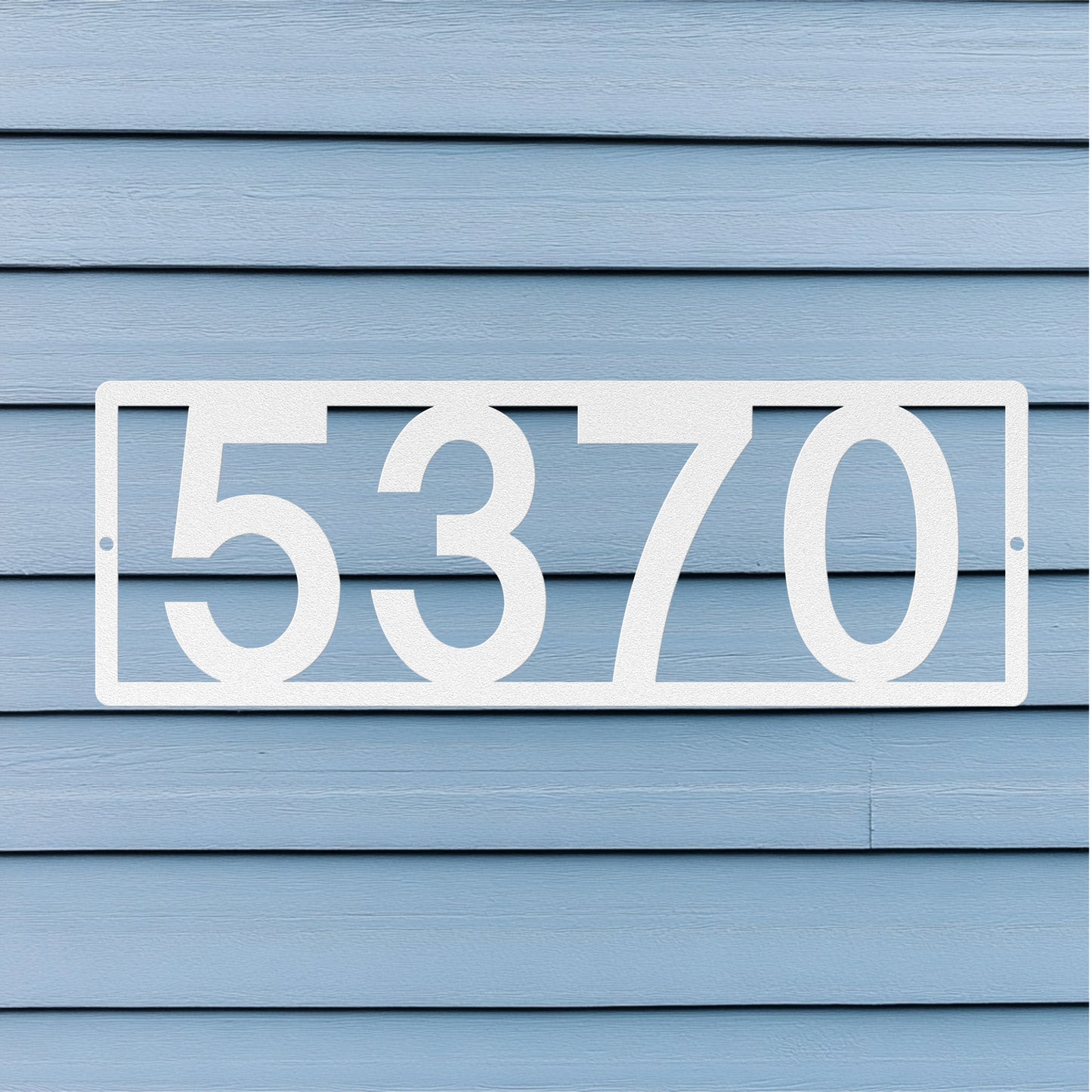 Horizontal Number Plaque