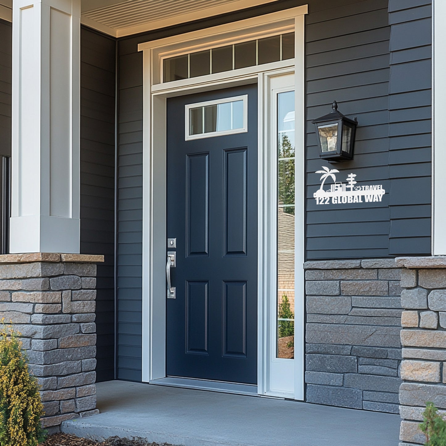 Travel Elements Address Sign