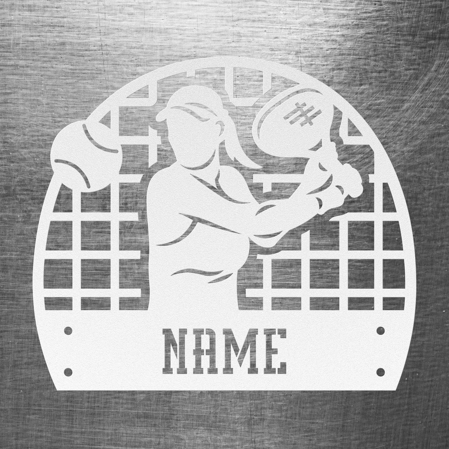 Female Tennis Player Name Sign