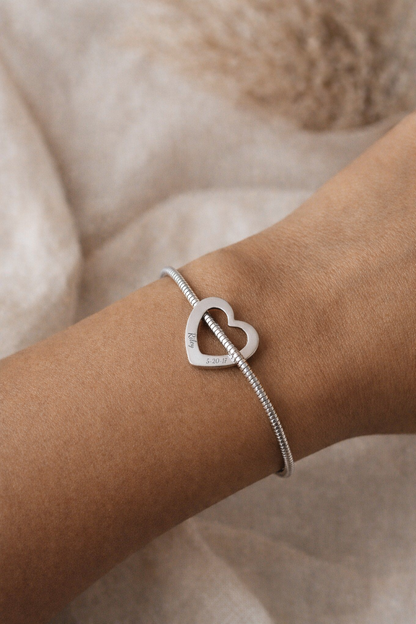Heart Charm Bracelet