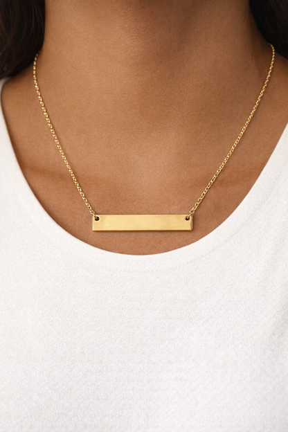 Horizontal Bar Necklace
