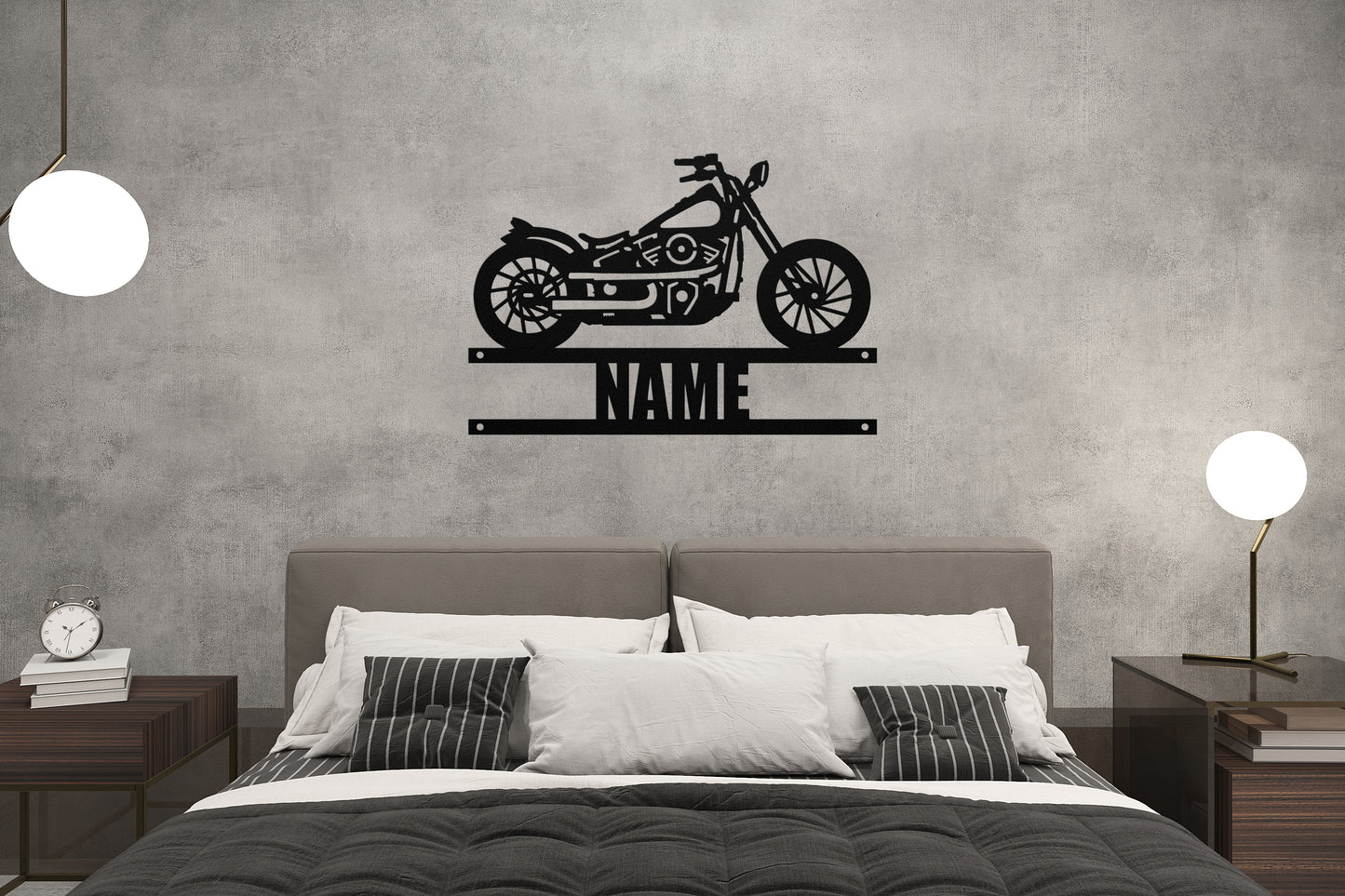 Motorcycle Name Sign