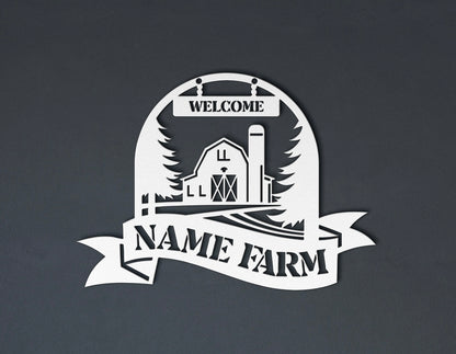 Barn Banner Name Sign