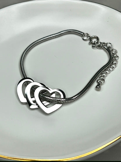 Heart Charm Bracelet