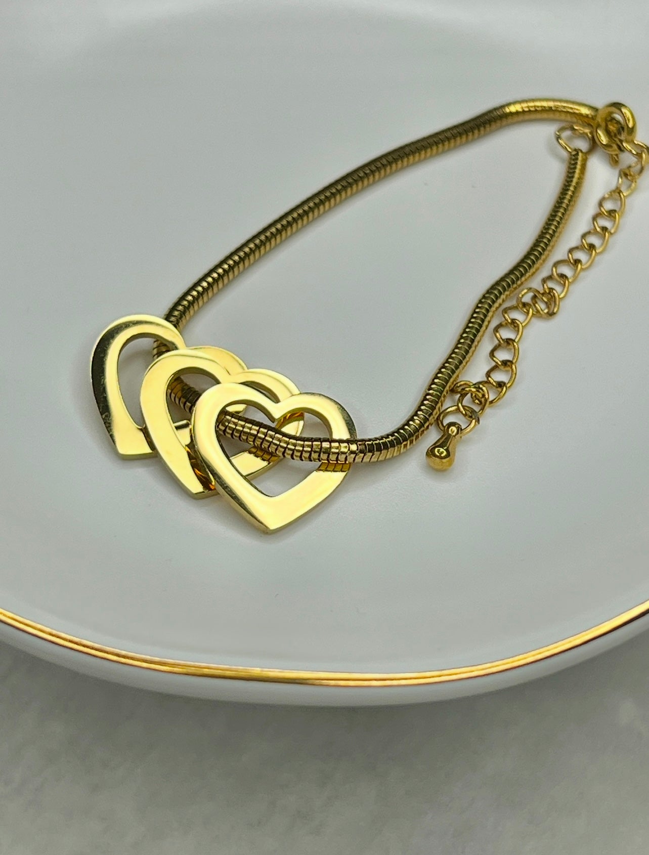 Heart Charm Bracelet