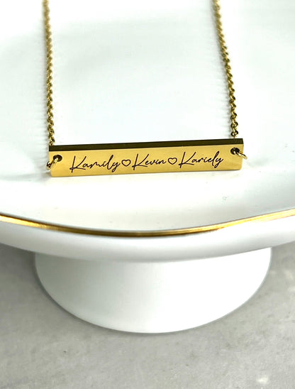 Horizontal Bar Necklace