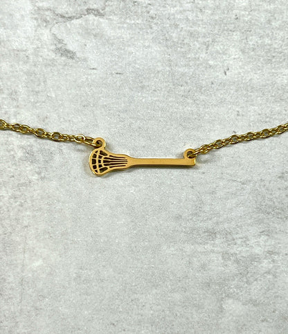 Minimalist Lacrosse Necklace