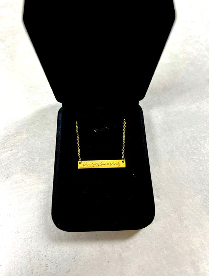 Horizontal Bar Necklace