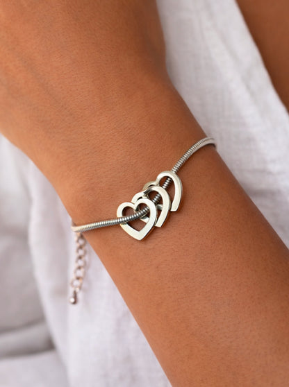 Heart Charm Bracelet