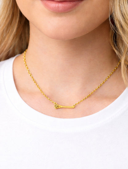 Minimalist Lacrosse Necklace