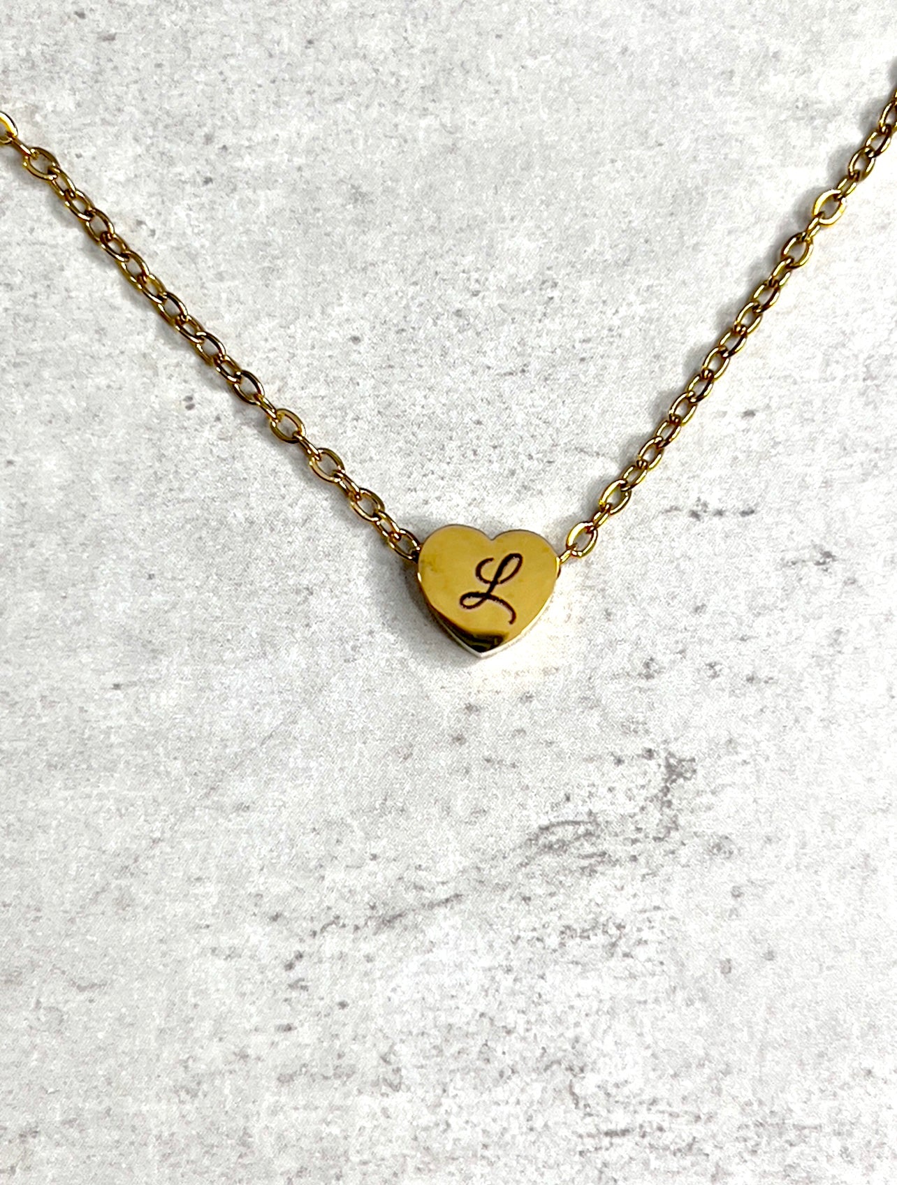 Minimalist Heart Charm Necklace