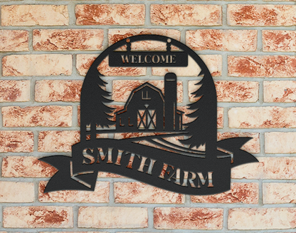 Barn Banner Name Sign