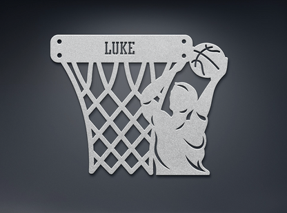 Basketball Player Name Sign