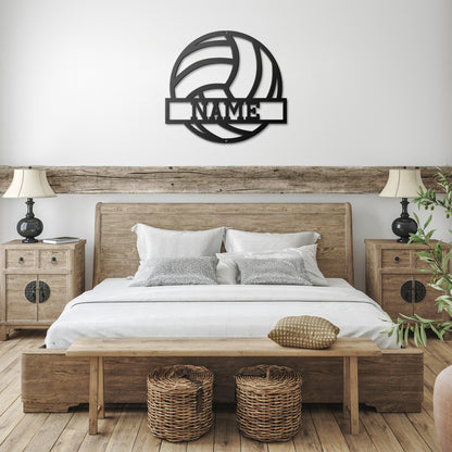 Volleyball Name Sign