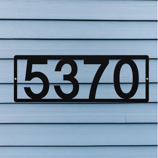 Horizontal Number Plaque