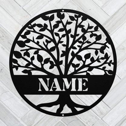 Family Tree Name Sign