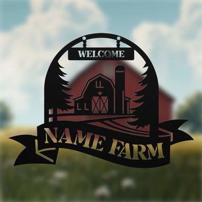 Barn Banner Name Sign