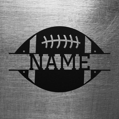 Football Name Sign